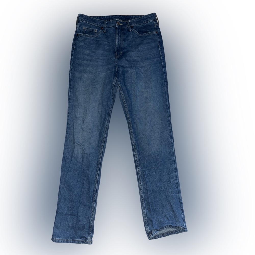 H&M Women's Straight Leg Blue Jeans